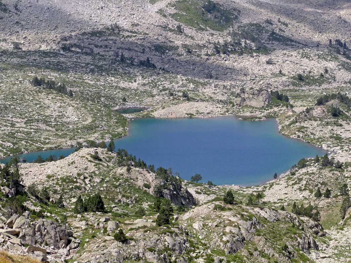 Zoom sur le lac Nère