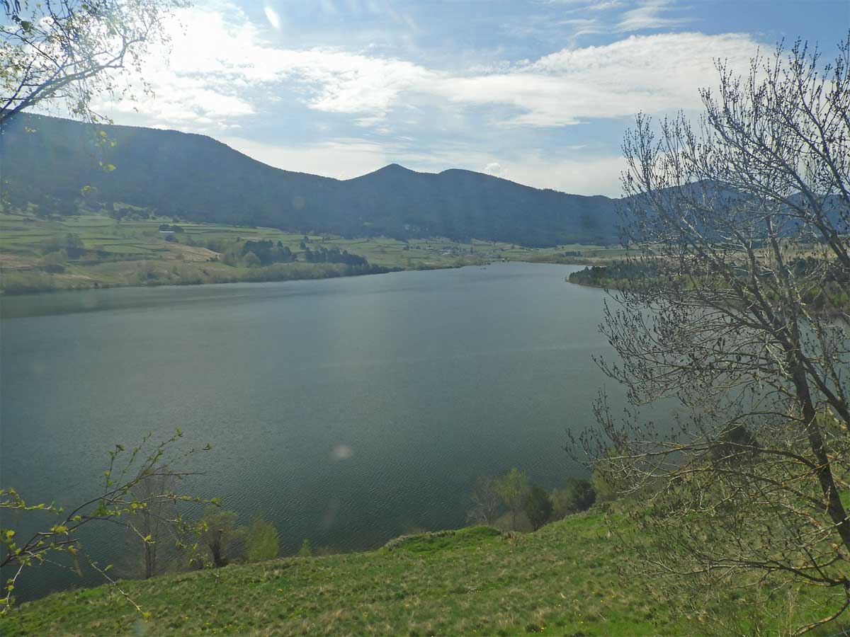 Lac de Puyvalador, sur le fleuve Aude